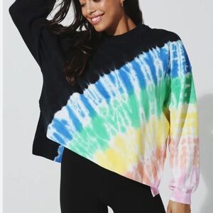 Electric & Rose Colorful Tie-Dye Sweatshirt